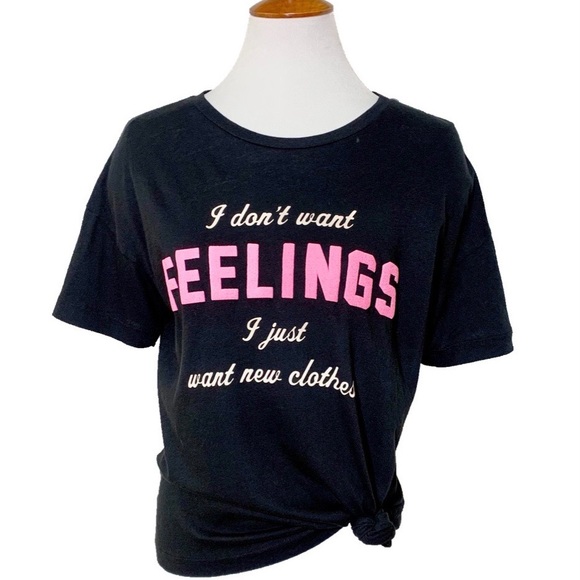 Wildfox Tops - Wildfox Feelings Short Sleeve Tee